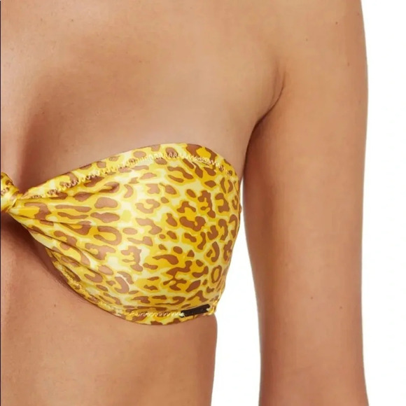 Kendall & Kyle NWT Golden Leopard Print Bikini Size XL - Picture 6 of 11